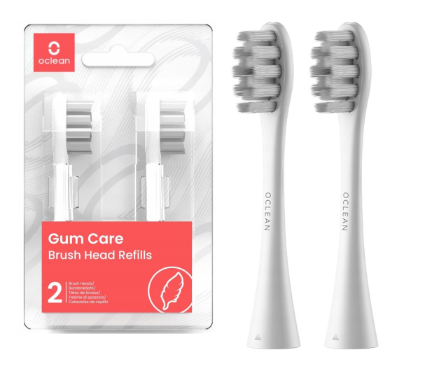 Oclean Końcówki do szczoteczki Ochrona dziąseł P1S12 W02 biały 2 szt. - 1213178 - zdjęcie